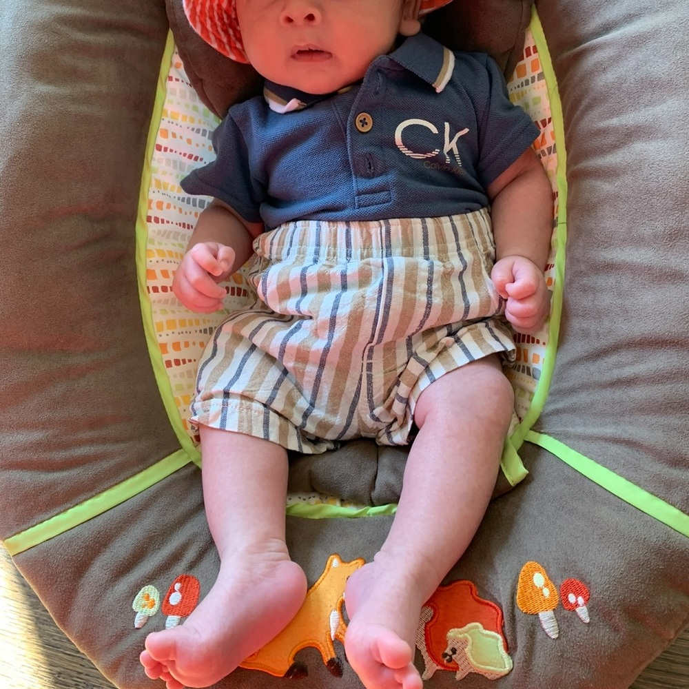 Calvin Klein Baby Polo Bodysuit